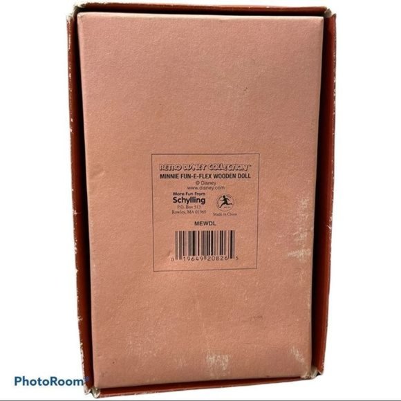 SCHYLLING retro Minnie Mouse rare fun-e-flex wood doll - Picture 3 of 9